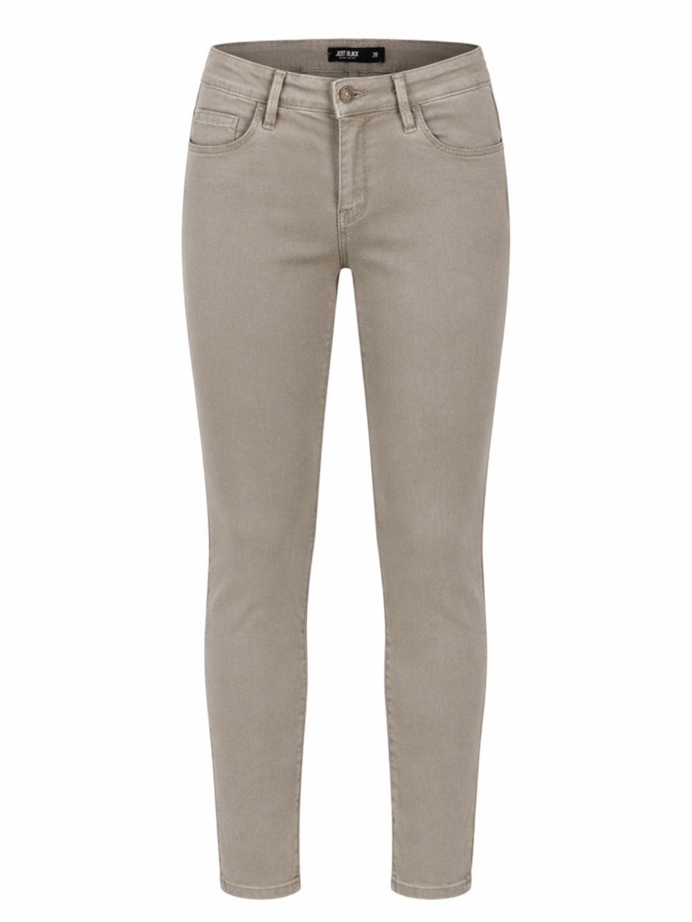 Just Black Khaki Slim Jeans Size 28 High Rise Stretch
